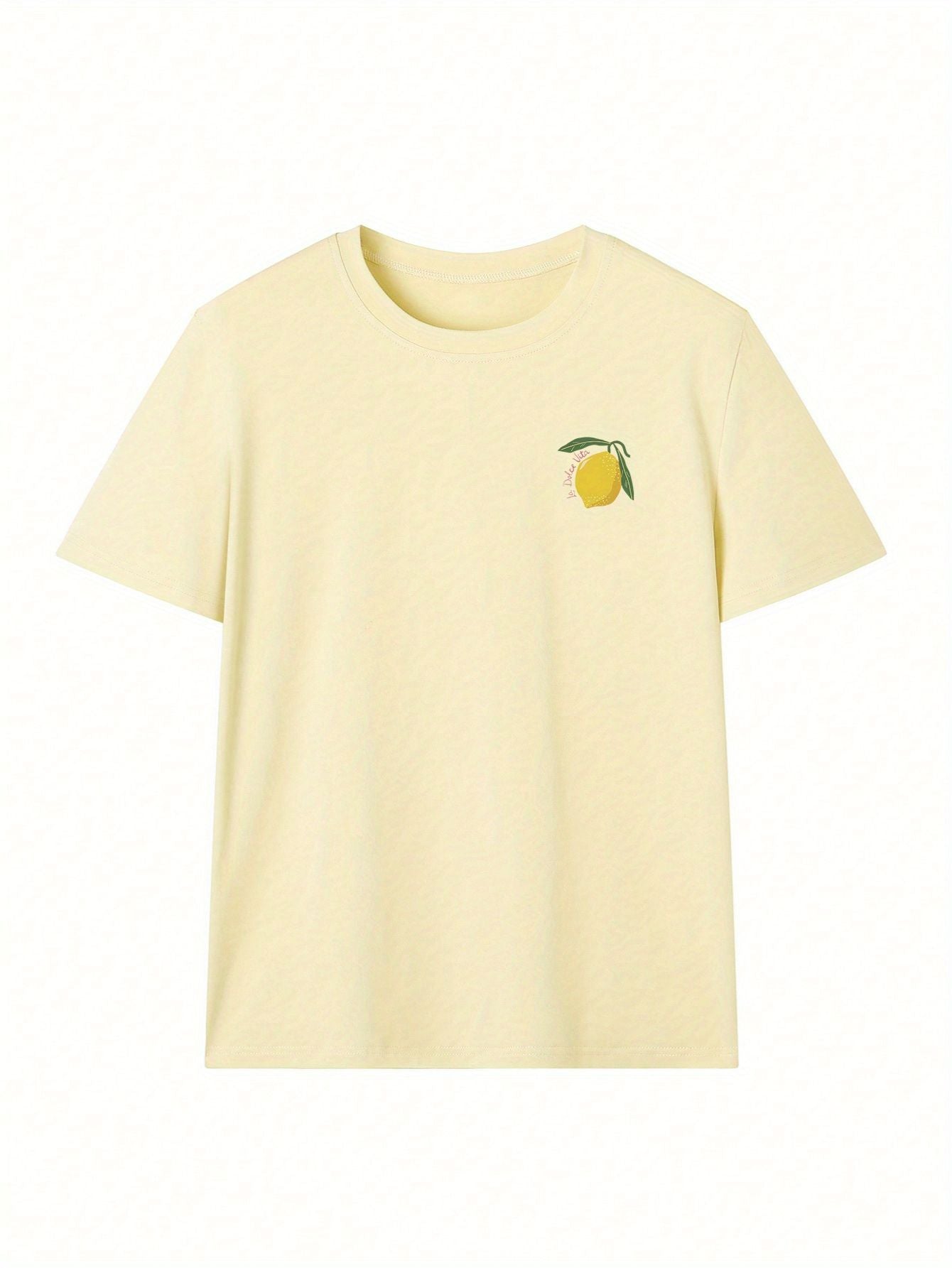 Lemon Graphic T-Shirt – Loose Fit Summer Top