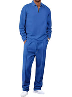 Men's Lapel Shirt Suit Set
