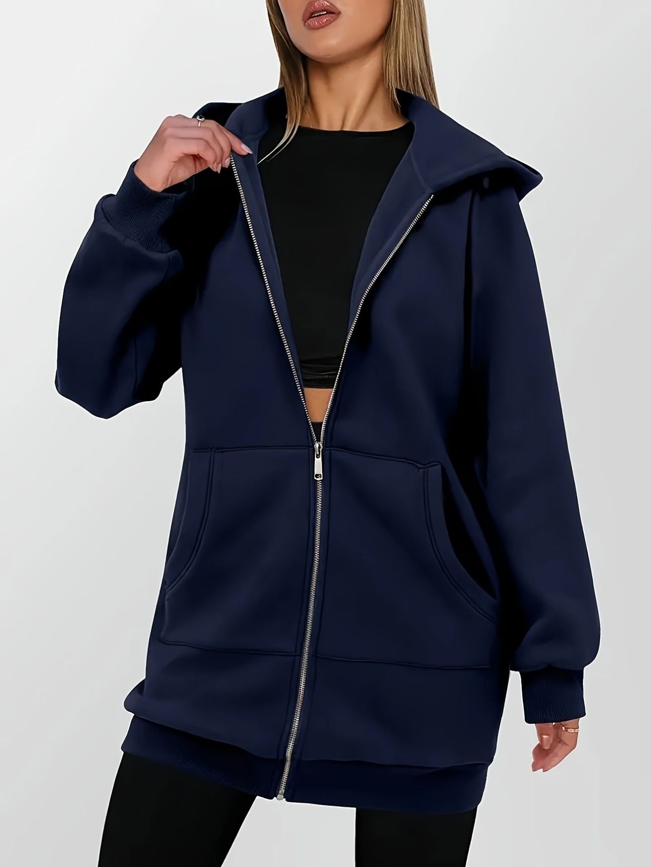 Zip-Up Hoodie Jacket