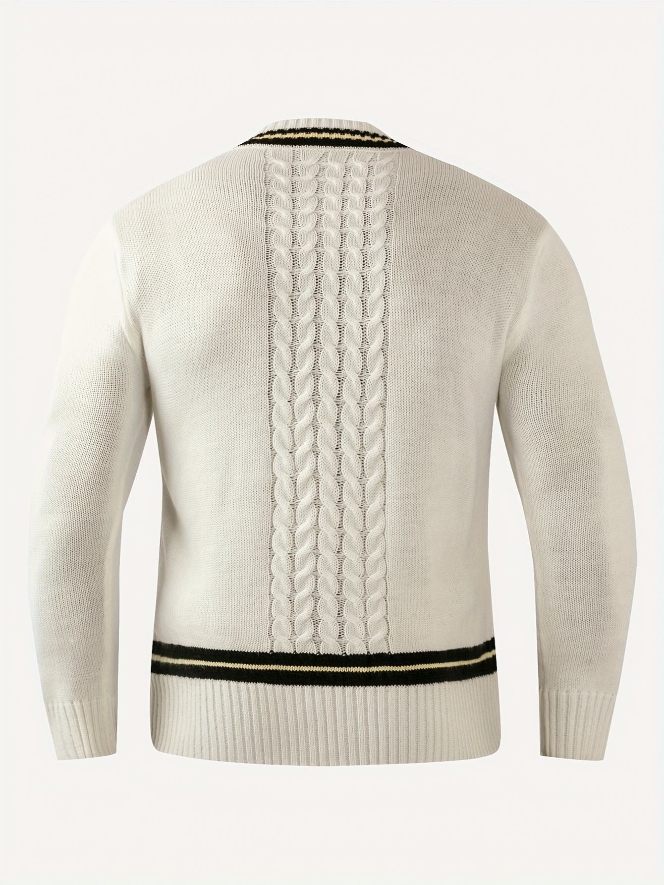 V-Neck Casual Knit Sweater