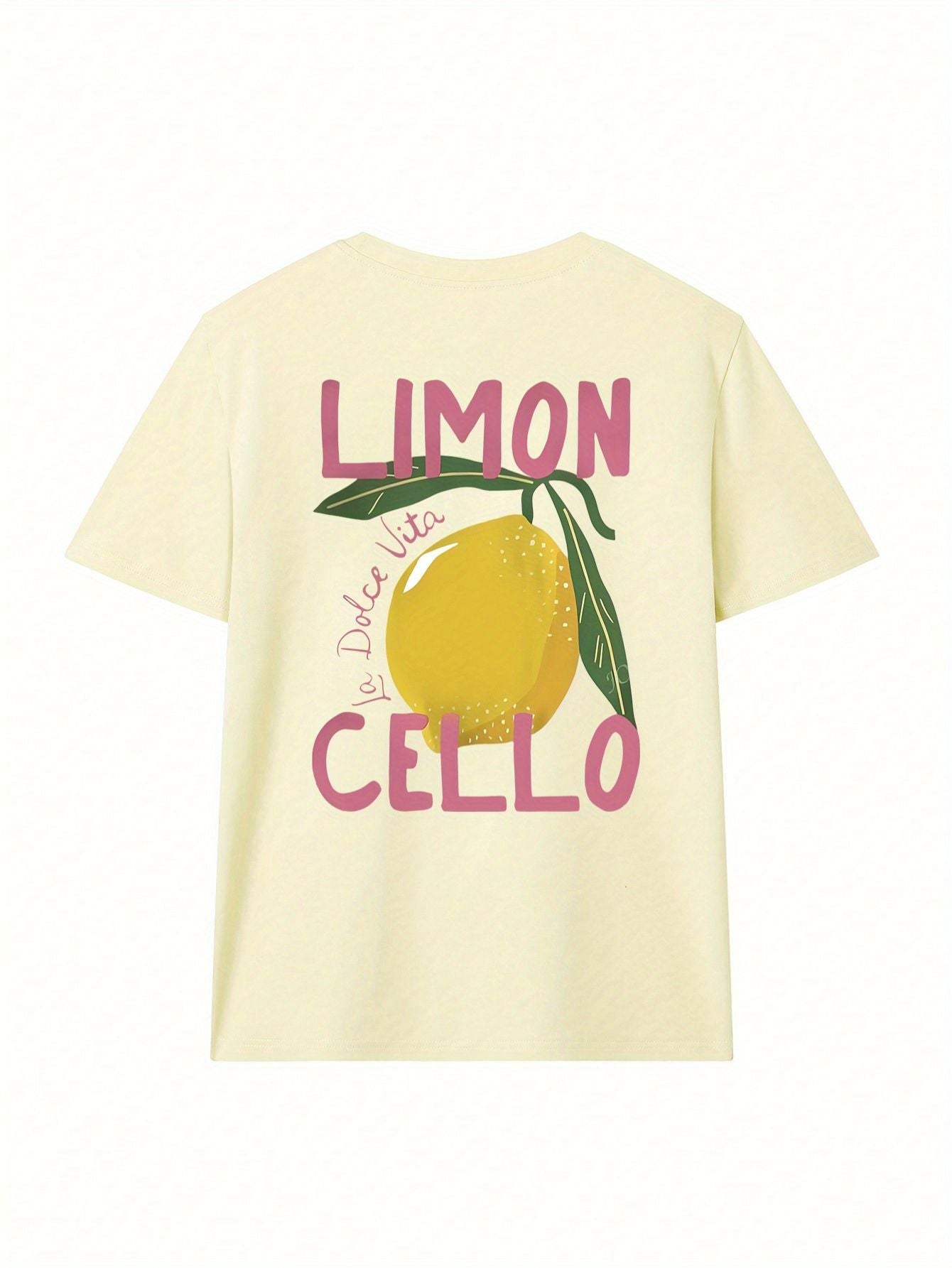 Lemon Graphic T-Shirt – Loose Fit Summer Top