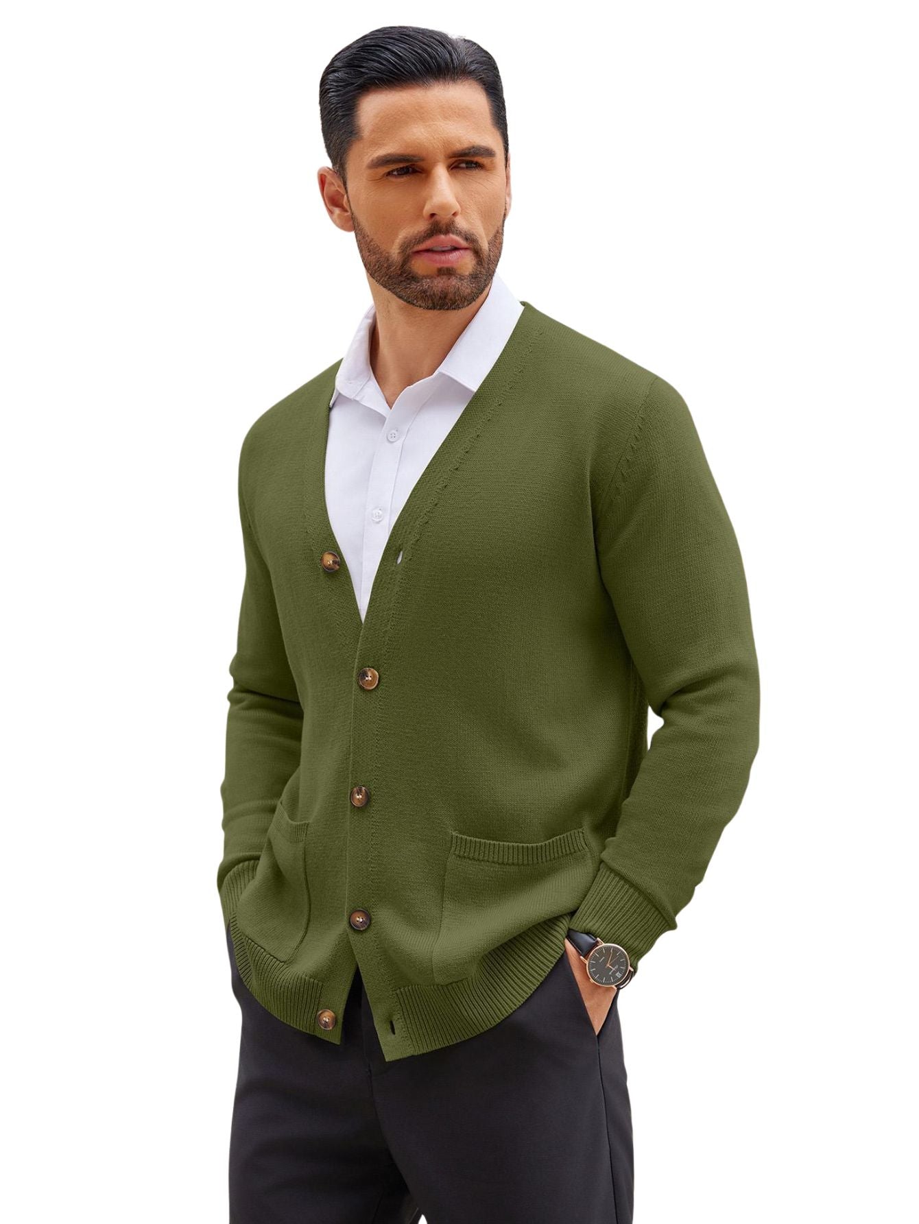 Men's V-Neck Cardigan