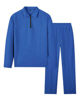 Men's Lapel Shirt Suit Set-Outfit Sets-Darling Fashion-Darling Fashion