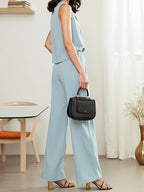 Luxury Sleeveless Suit Set