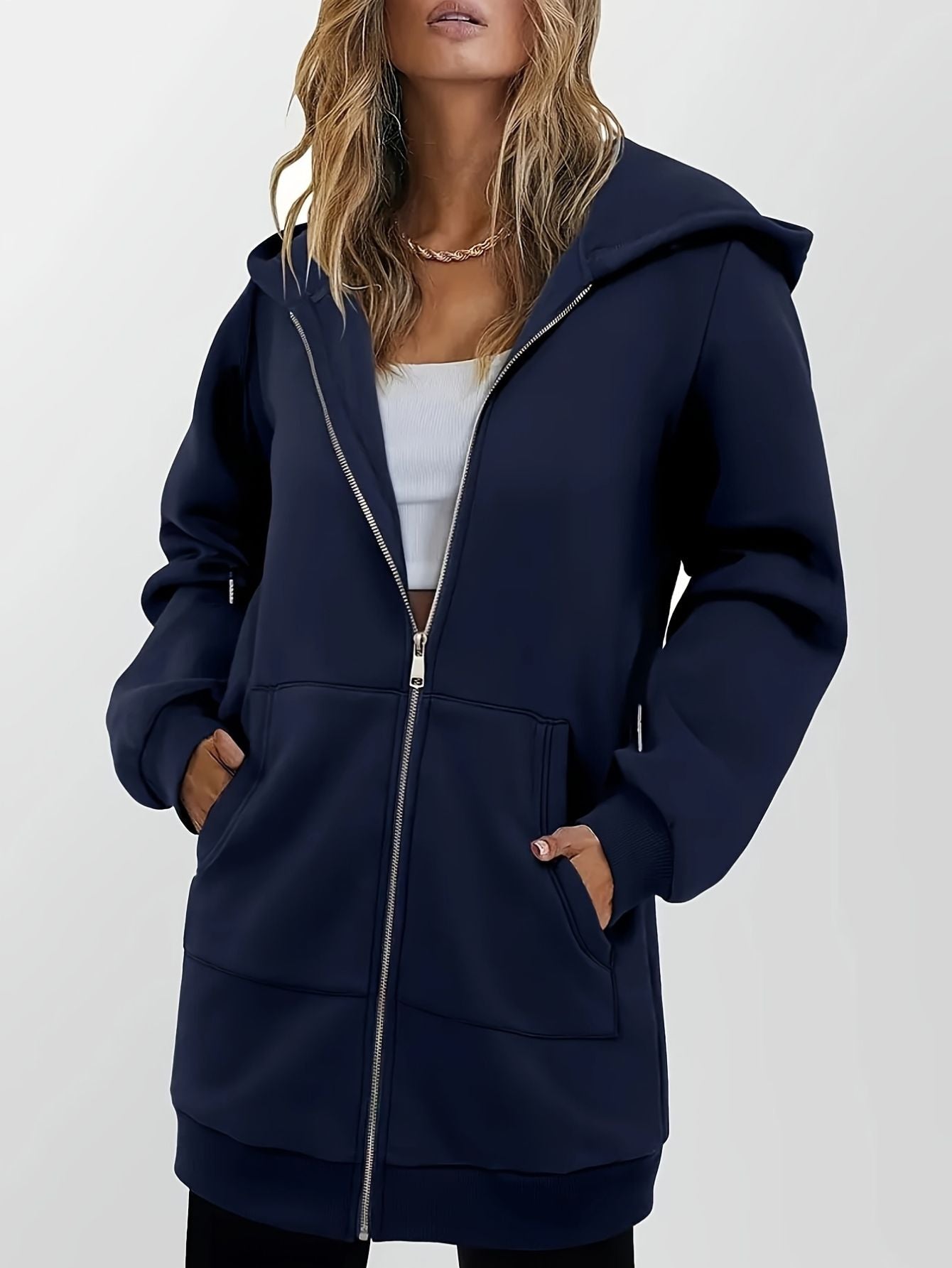Zip-Up Hoodie Jacket