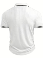 Men's Color Block Polo Shirt