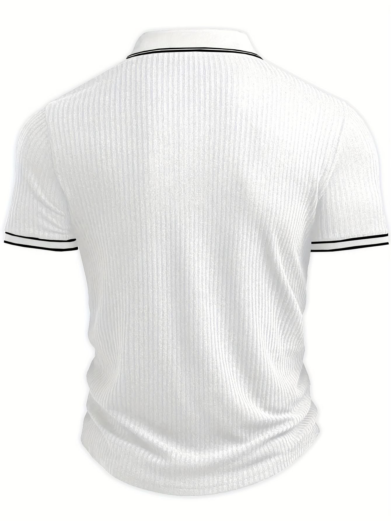 Men's Color Block Polo Shirt