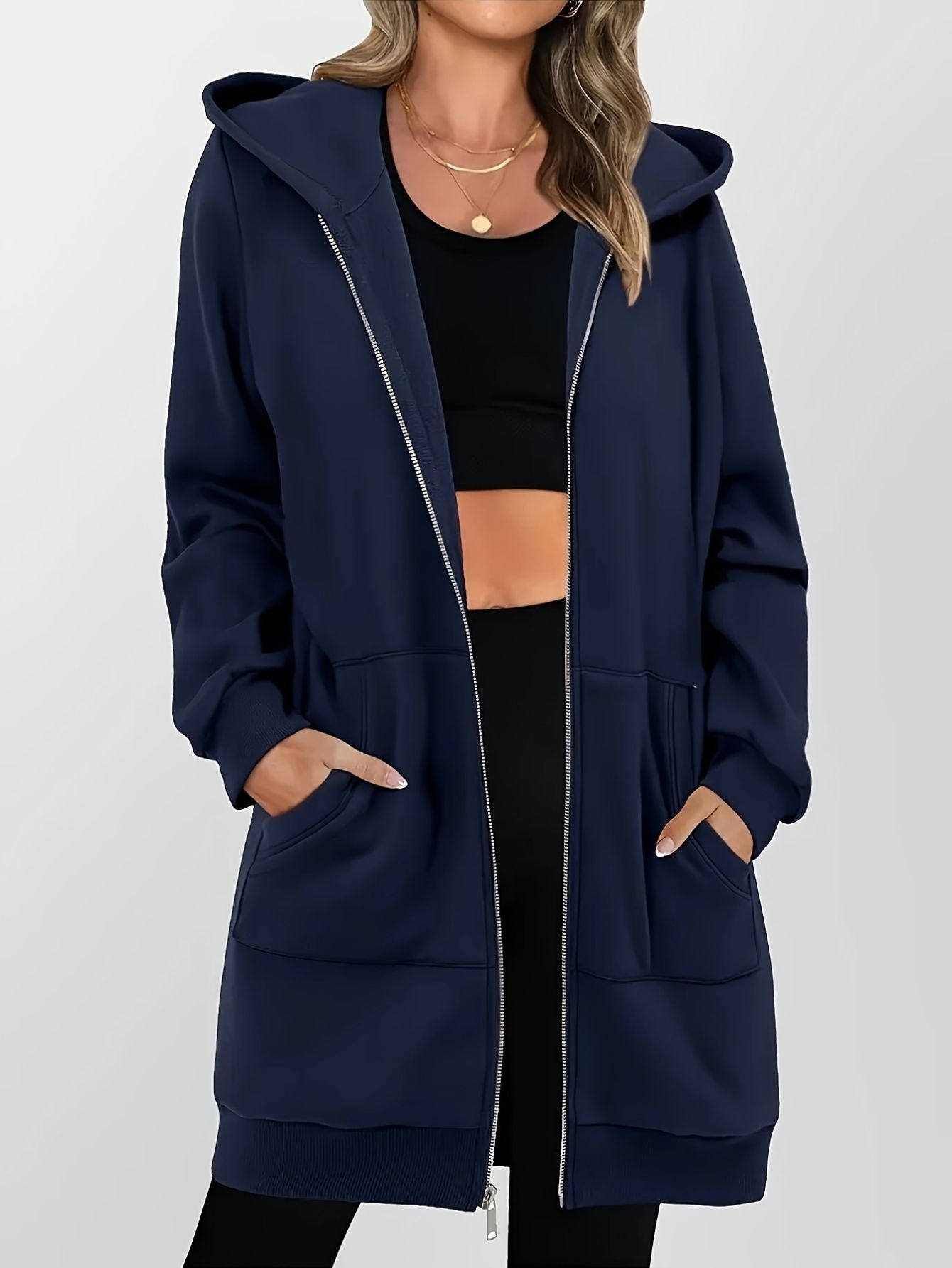 Zip-Up Hoodie Jacket