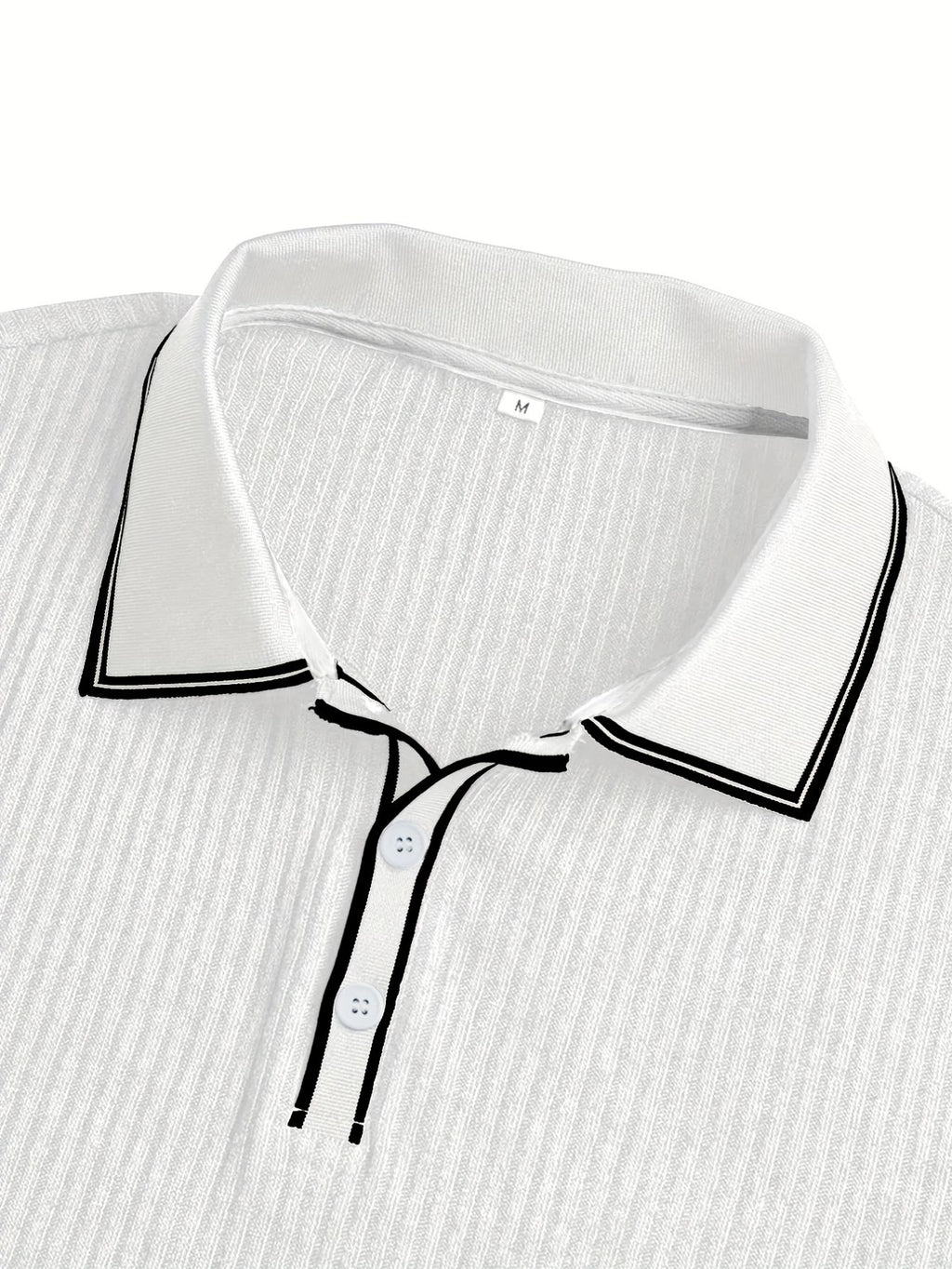 Men's Color Block Polo Shirt