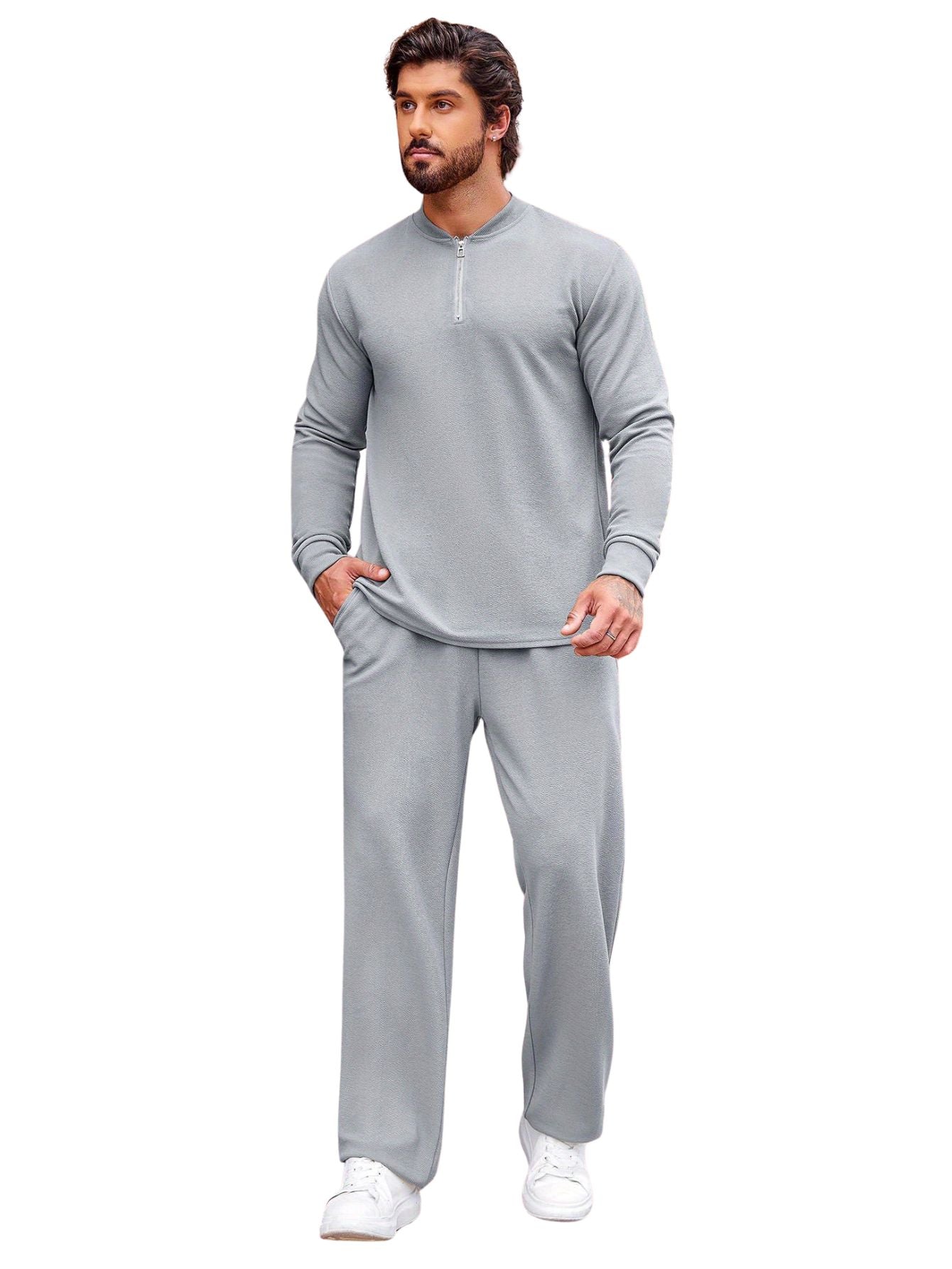 Men's Knitted Tracksuit Set