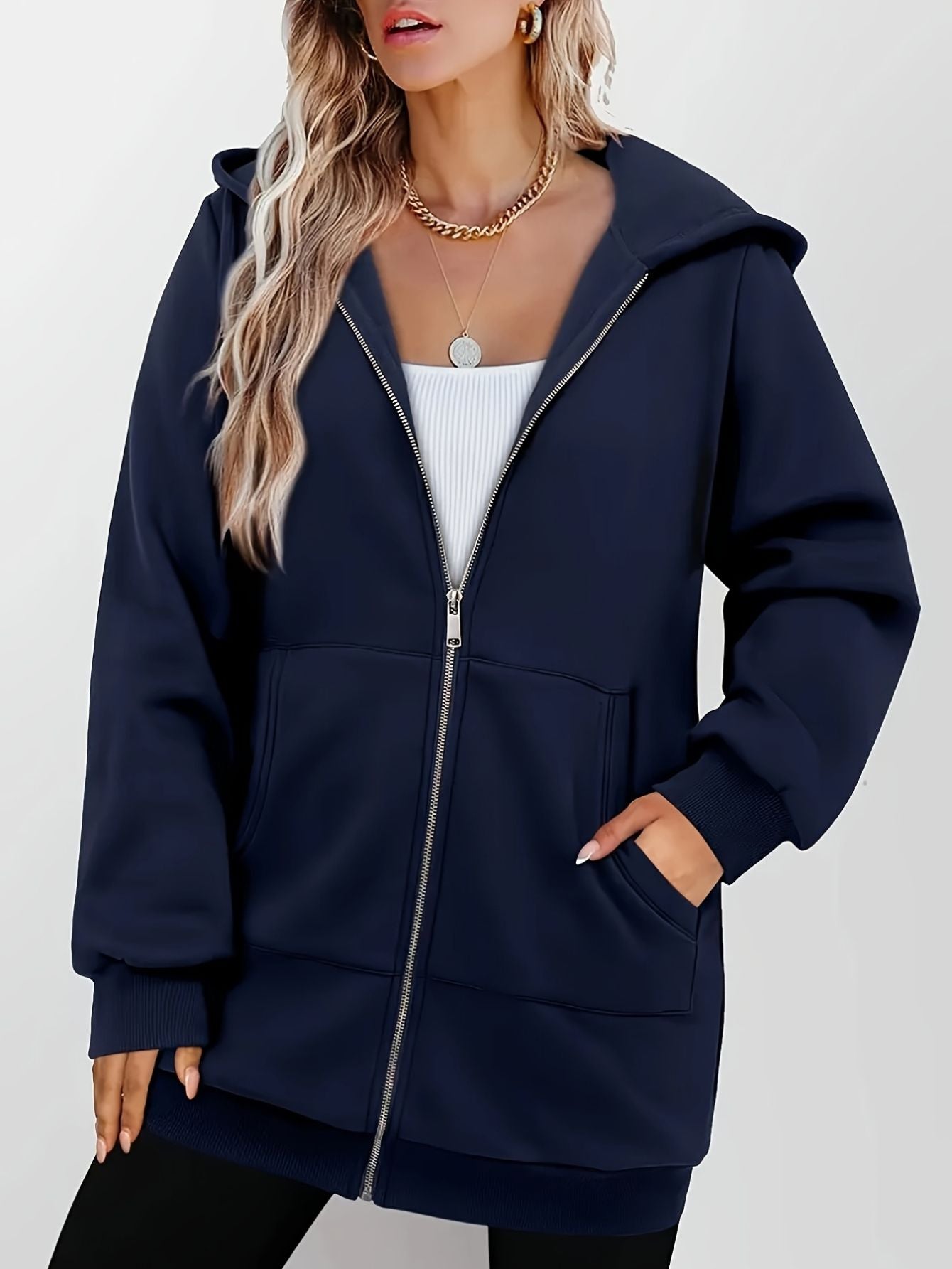 Zip-Up Hoodie Jacket