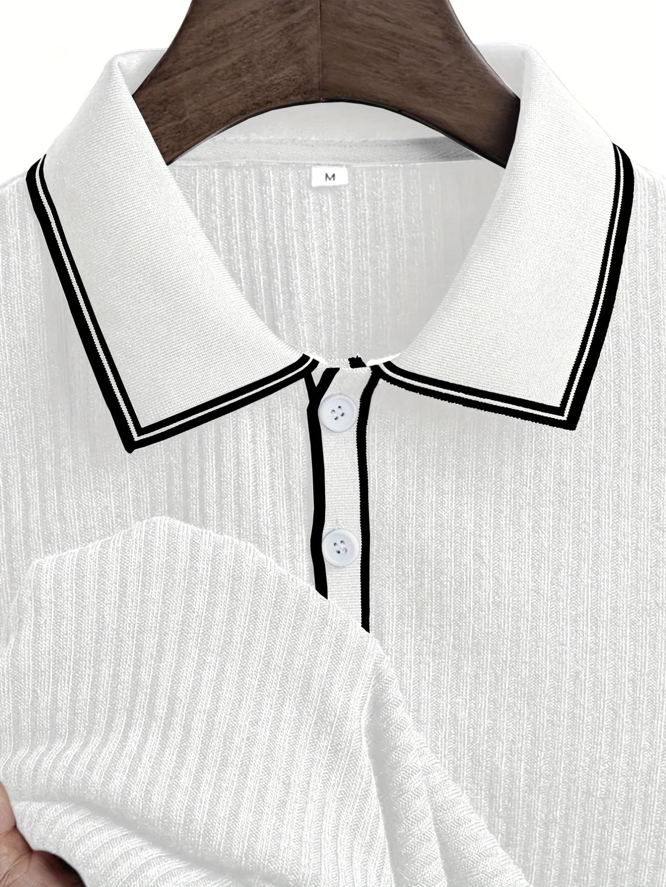 Men's Color Block Polo Shirt