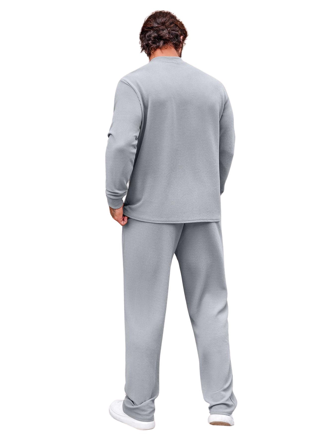 Men's Knitted Tracksuit Set