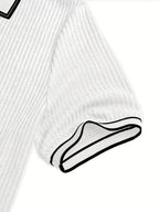 Men's Color Block Polo Shirt
