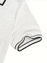 Men's Color Block Polo Shirt-T-Shirts-Darling Fashion-Darling Fashion