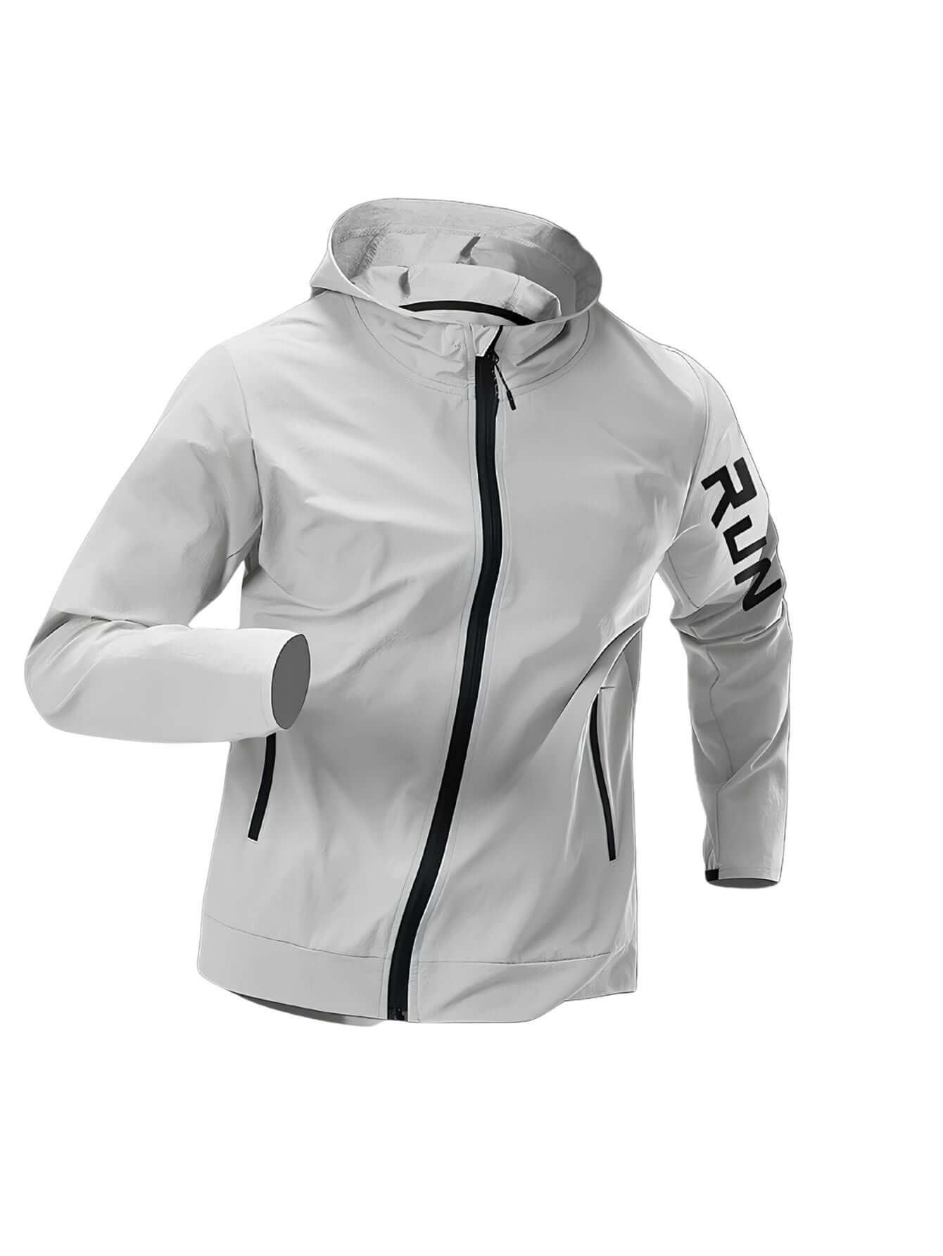 Men's Breathable Hooded Running Jacket-Jackets-Darling Fashion-Darling Fashion