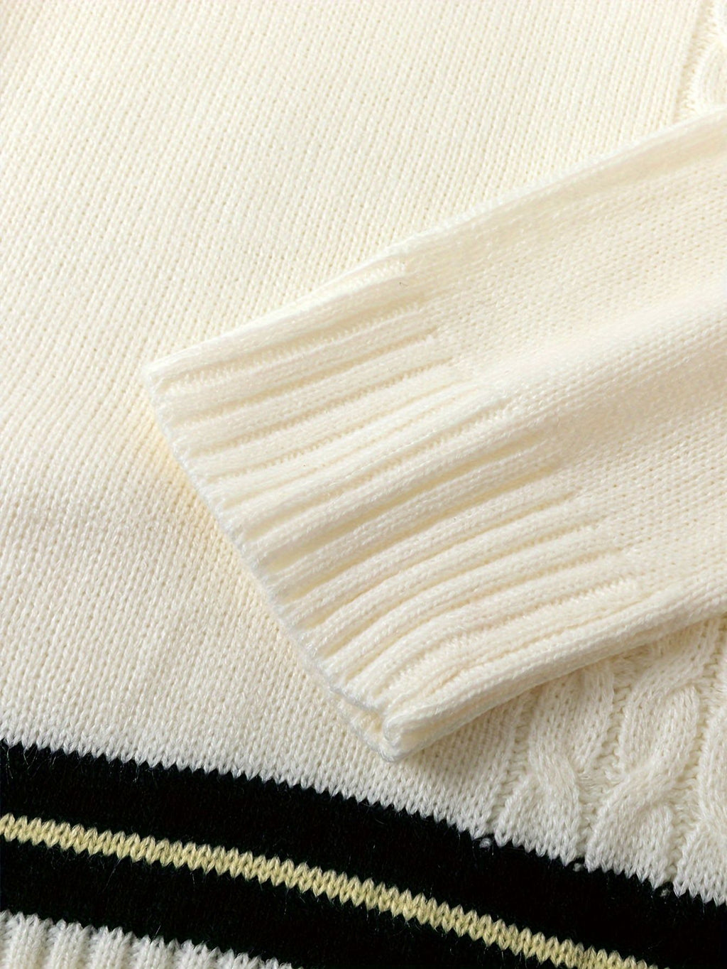 V-Neck Casual Knit Sweater