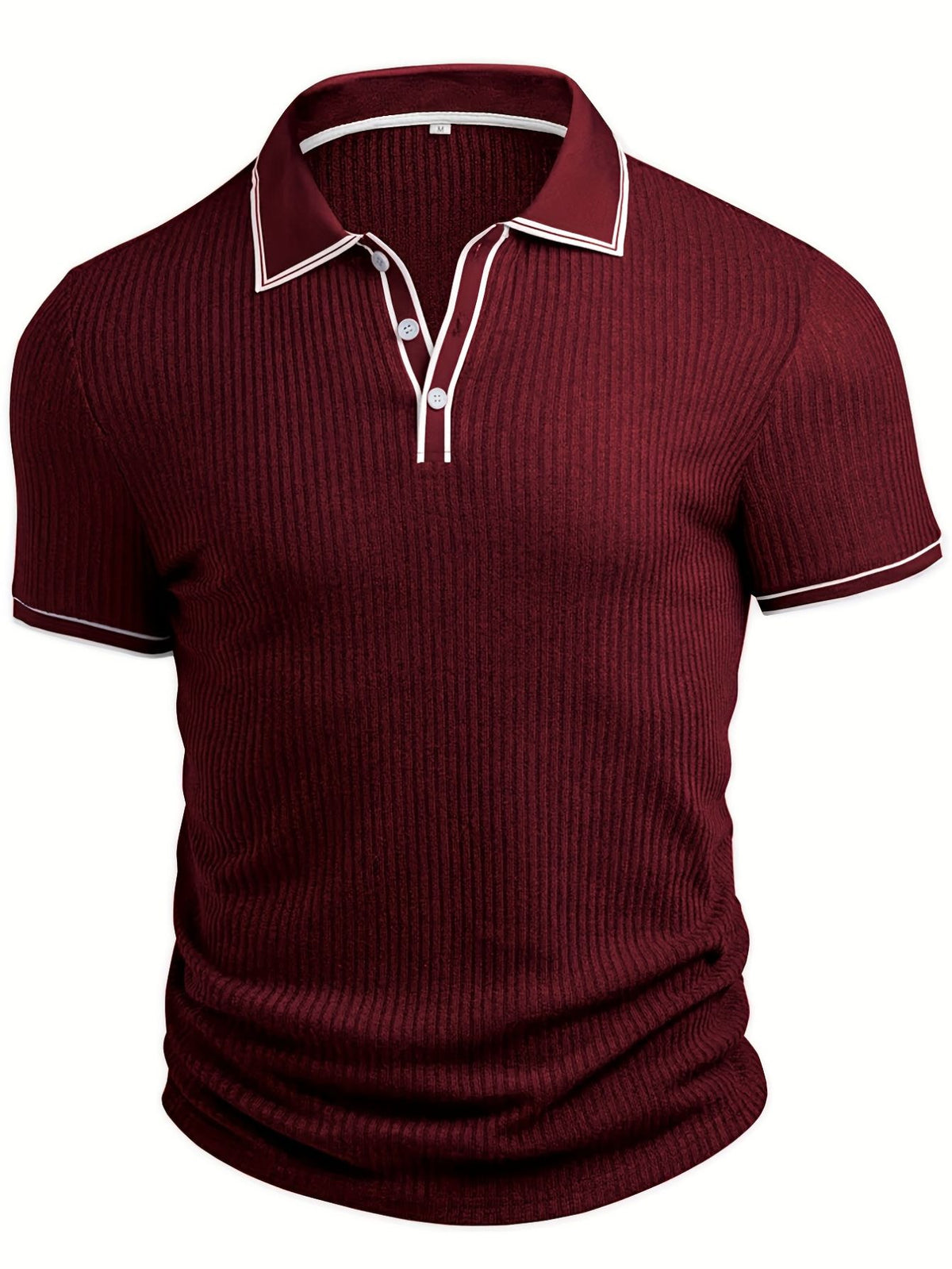 Men's Color Block Polo Shirt