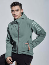 Men's Breathable Hooded Running Jacket-Jackets-Darling Fashion-Green-XS-Darling Fashion