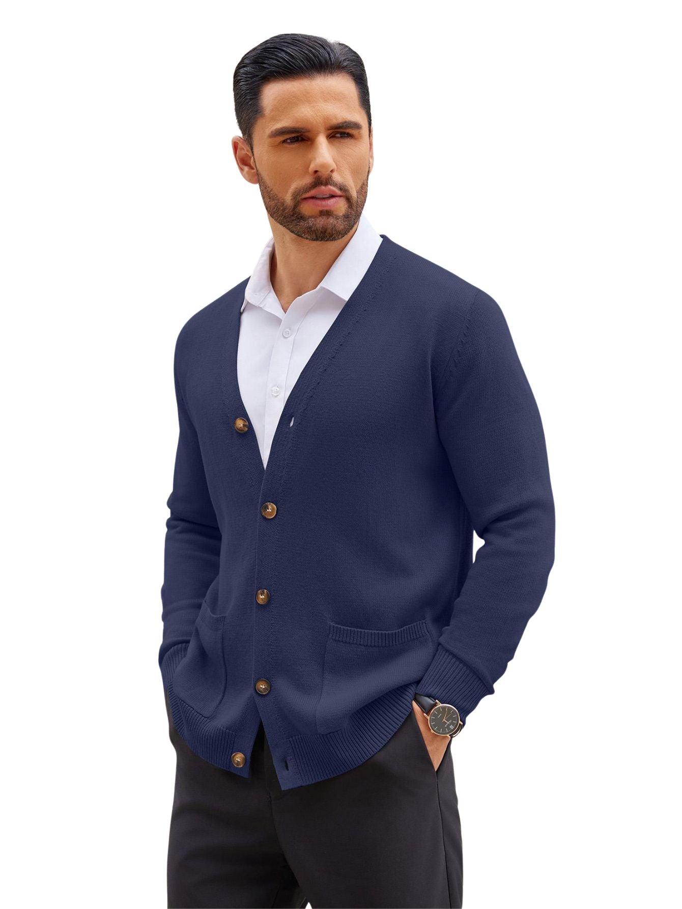 Men's V-Neck Cardigan