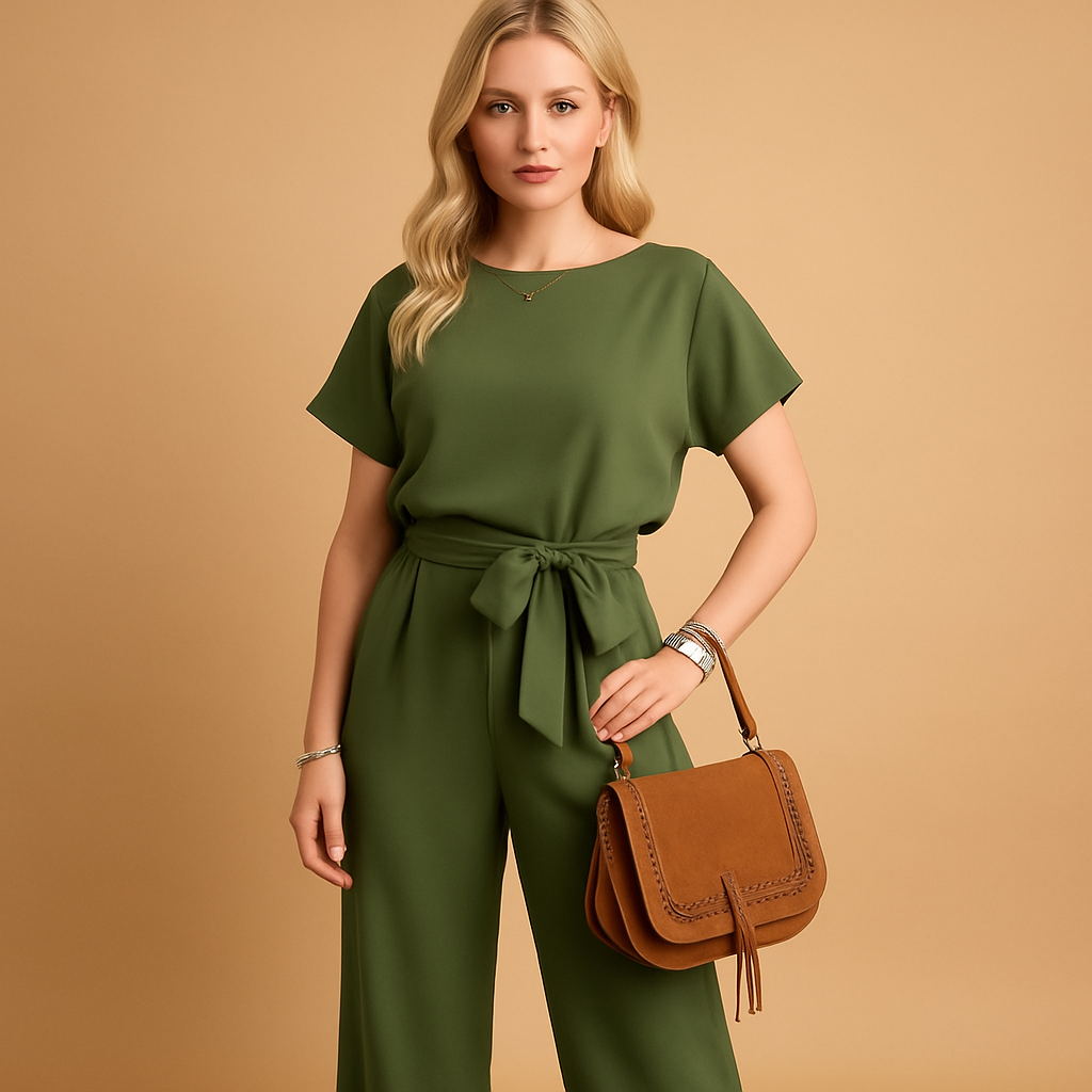 Chic formal jumpsuit for women | Eliza-Jumpsuits-Darling Fashion-Green-XS-Darling Fashion
