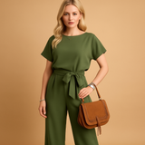Chic formal jumpsuit for women | Eliza-Jumpsuits-Darling Fashion-Green-XS-Darling Fashion