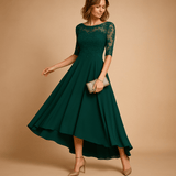 Elegant lace party dress for women | Juliette-Dresses-Darling Fashion-Green-XS-Darling Fashion
