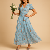 Elegant midi dress for women with flattering fit and classic cut, versatile outfit for work, evening wear, and special occasions.