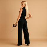 Elegant wrap jumpsuit for women | Camilla-Jumpsuits-Darling Fashion-Darling Fashion