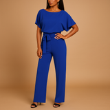 Glitter halter jumpsuit for women | Naomi-Jumpsuits-Darling Fashion-Blue-XS-Darling Fashion