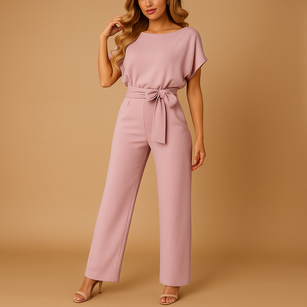 Glitter halter jumpsuit for women | Naomi-Jumpsuits-Darling Fashion-Pink-XS-Darling Fashion