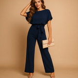 Glitter halter jumpsuit for women | Naomi-Jumpsuits-Darling Fashion-Dark Blue-XS-Darling Fashion