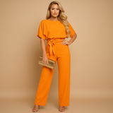 Glitter halter jumpsuit for women | Naomi-Jumpsuits-Darling Fashion-Yellow-XS-Darling Fashion