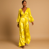 Knee length dress for women | Naomi-Dresses-Darling Fashion-Yellow-S-Darling Fashion