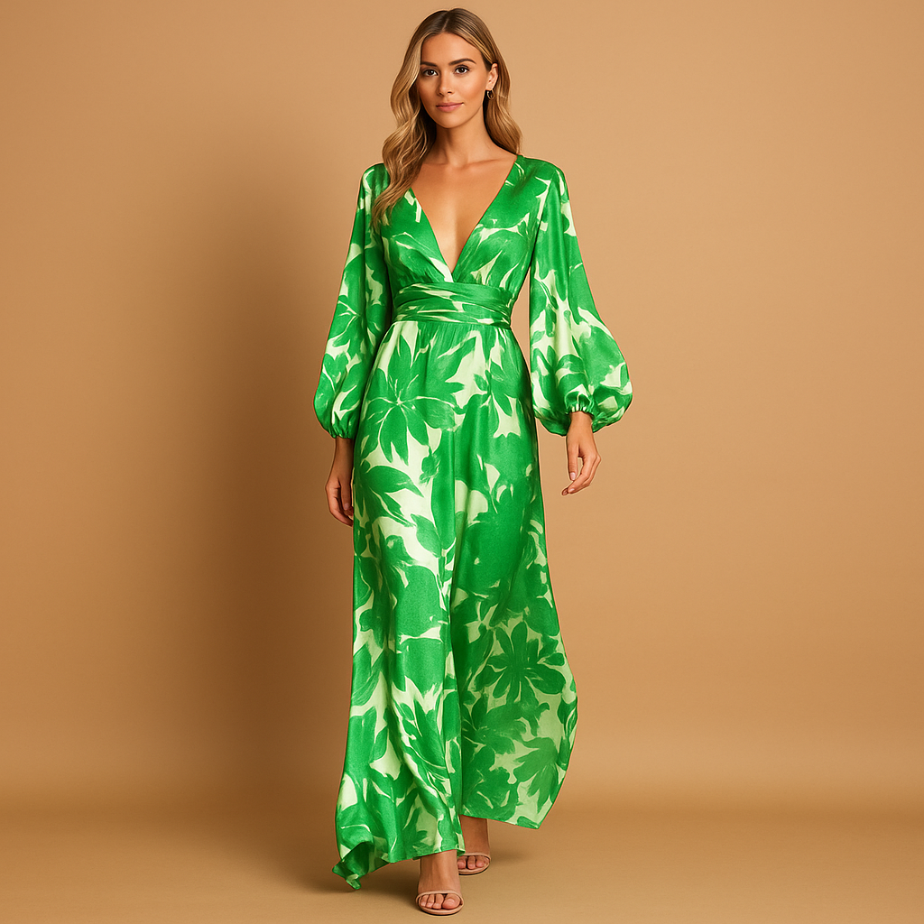 Women’s knee length dress with elegant and flattering fit, perfect for weddings, parties, dinners, and casual occasions.