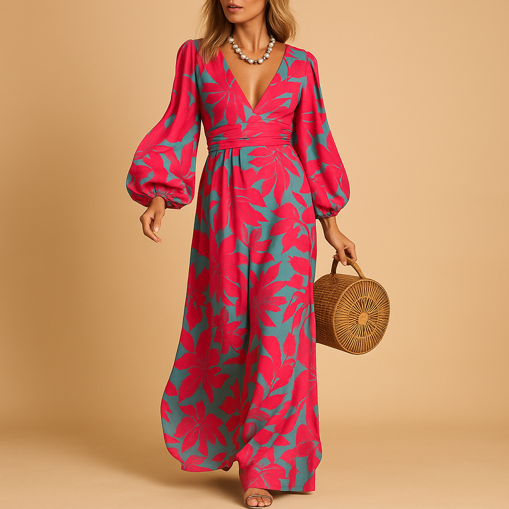 Women’s knee length dress with elegant and flattering fit, perfect for weddings, parties, dinners, and casual occasions.