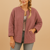 Lightweight summer jacket for women | Isla-Jackets-Darling Fashion-Pink-S-Darling Fashion