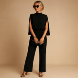 Lightweight summer jumpsuit with adjustable straps for women | Marissa-Jumpsuits-Darling Fashion-Black-S-Darling Fashion