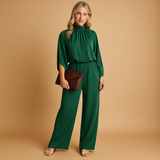 Long sleeve wide-leg jumpsuit for women | Sienna-Jumpsuits-Darling Fashion-Darling Fashion