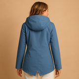 Long waterproof raincoat for women | Hannah-Jackets-Darling Fashion-Darling Fashion
