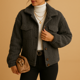 Oversized jacket for women | Selene-Jackets-Darling Fashion-Black-S-Darling Fashion