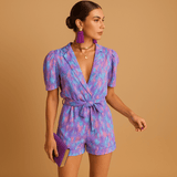 Short summer jumpsuit for women | Layla-Jumpsuits-Darling Fashion-Purple-XS-Darling Fashion