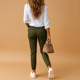 Slim fit chino pants for women | Grace-Trousers-Darling Fashion-Darling Fashion