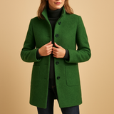 Soft winter coat for women | Livia-Jackets-Darling Fashion-Green-S-Darling Fashion