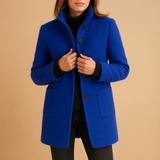 Soft winter coat for women | Livia-Jackets-Darling Fashion-Navy-S-Darling Fashion