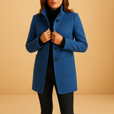 Soft winter coat for women | Livia-Jackets-Darling Fashion-Blue-S-Darling Fashion