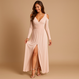 Women’s stretch evening dress with flattering fit in black, blue, green, pink, and red. Perfect for parties, dinners, or casual evenings out.