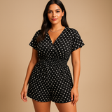Summer jumpsuit for women with adjustable straps | Clara-Jumpsuits-Darling Fashion-Black-S-Darling Fashion
