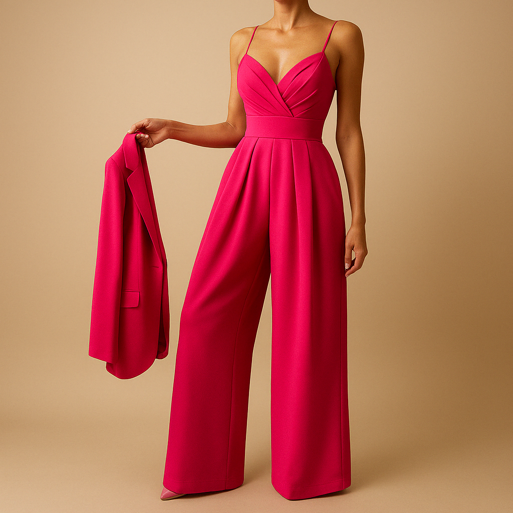 Women’s trendy summer jumpsuit with breathable fabric, adjustable straps, and flattering fit. Perfect for parties, casual days, and summer evenings.