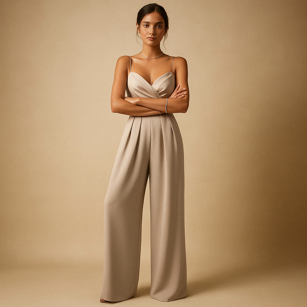Women’s trendy summer jumpsuit with breathable fabric, adjustable straps, and flattering fit. Perfect for parties, casual days, and summer evenings.